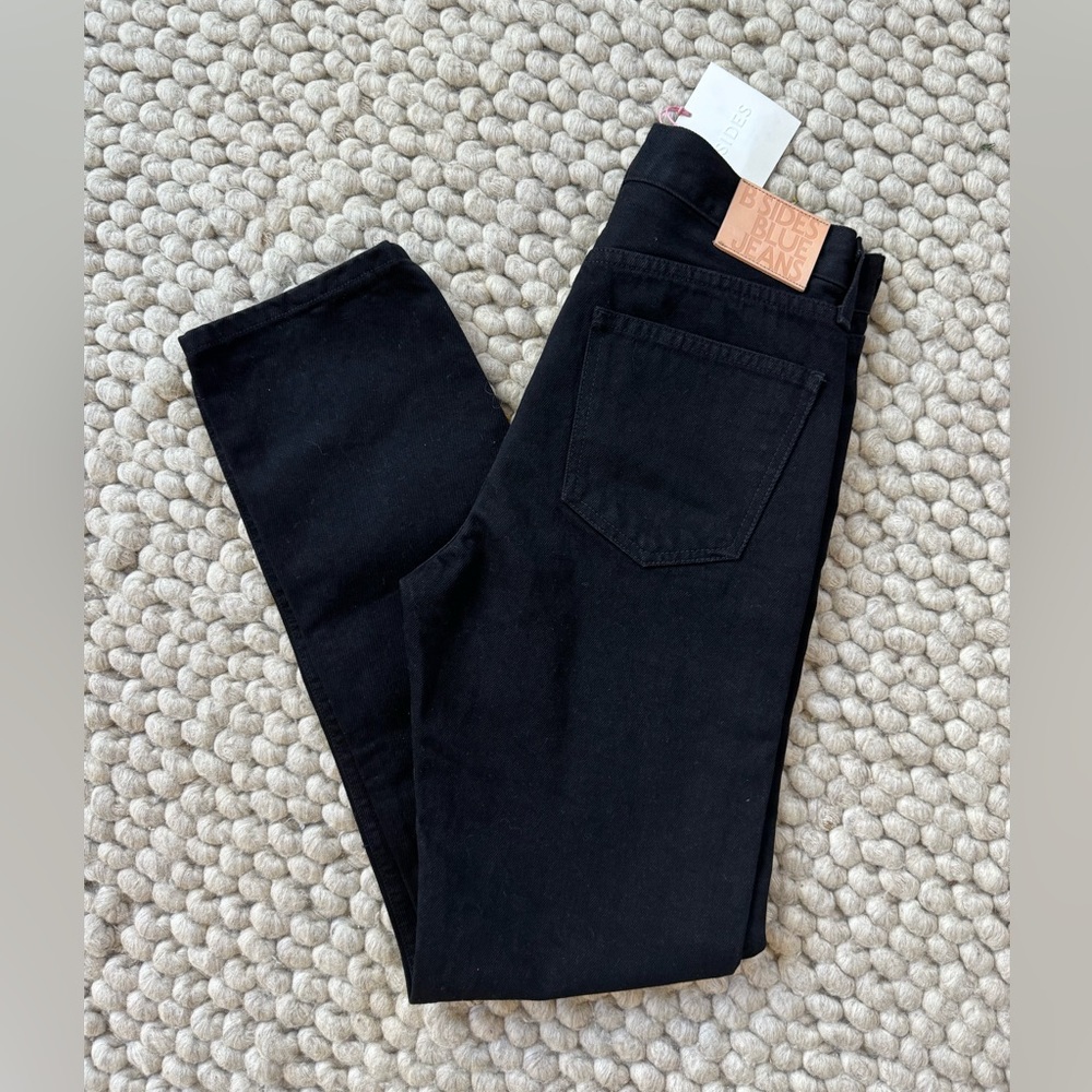 B Sides Straight Leg Jeans in black